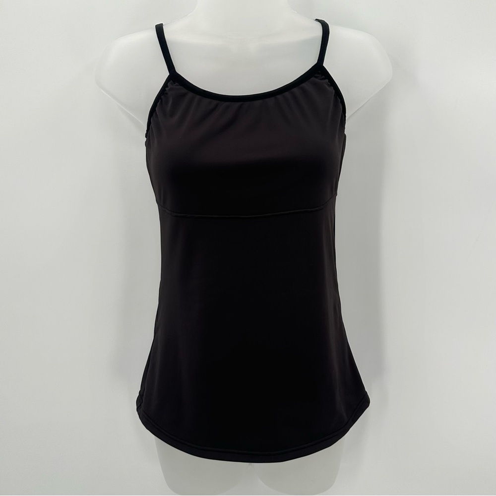 Maidenform Cami Womens L Black Shaping Control Smoothing Adjustable Straps Tank